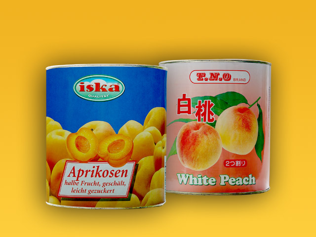 杏子、白桃罐頭